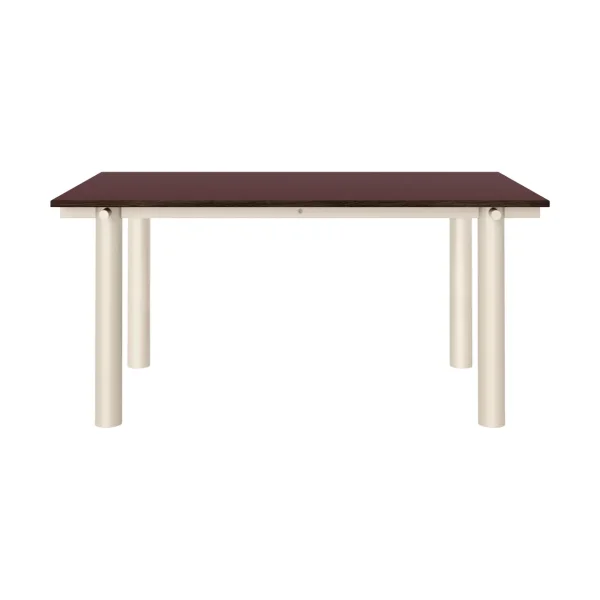 Ferm Living Atura dining table Light cashmere-burgundy, 90x160 cm