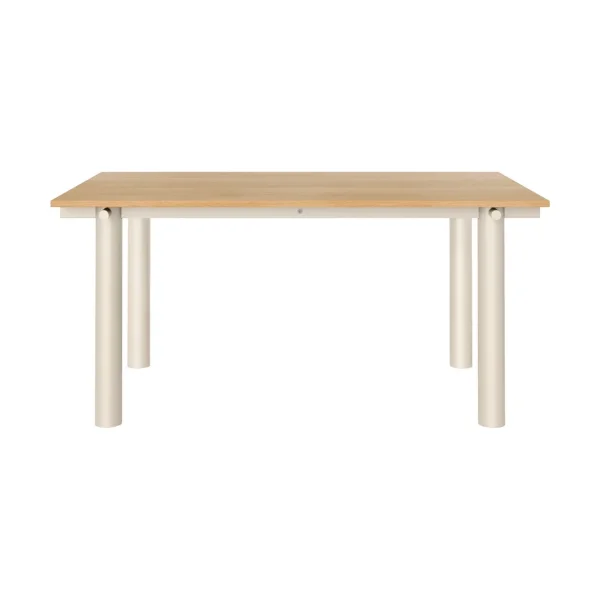 Ferm Living Atura dining table Light cashmere oak veneer, 90x160 cm