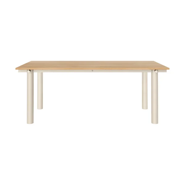 Ferm Living Atura dining table Light cashmere oak veneer, 90x200 cm