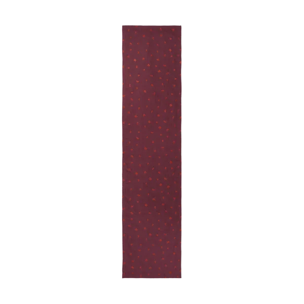 Ferm Living Baies runner 40x180 cm Dark grape-picante