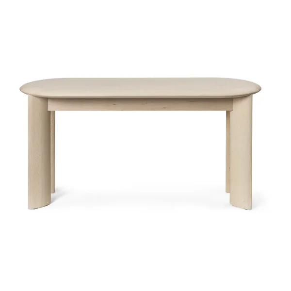 Ferm Living Bevel bench 90 cm White-oiled beech