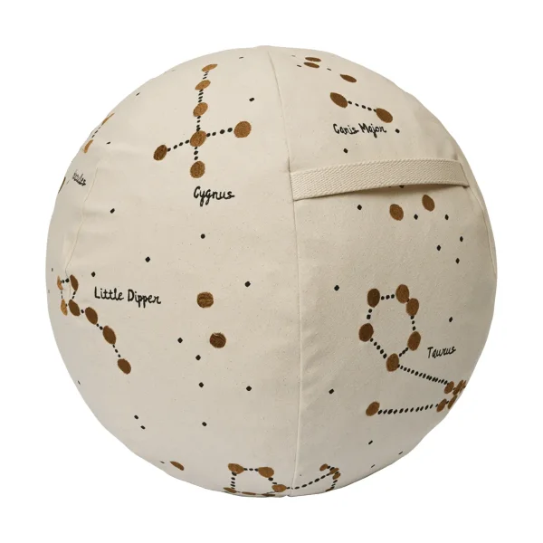 Ferm Living Constellation pouf Undyed, Ø50 cm
