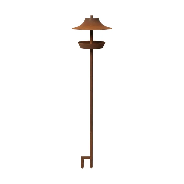 Ferm Living Cortivo bird feeder Rust, Ø25x100 cm