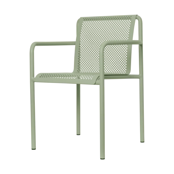 Ferm Living Dapple chair with armrests Tea Green
