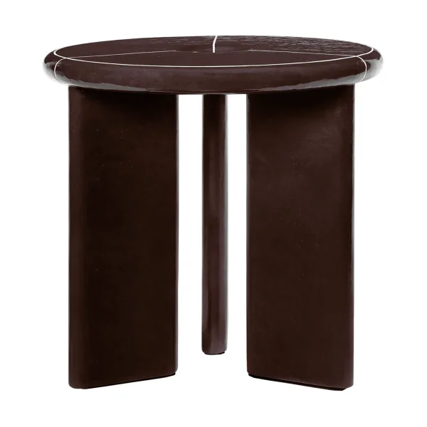 Ferm Living Deya side table Ø47x45 cm Chestnut brown