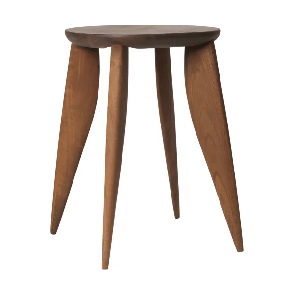 Ferm Living Feve side table Walnut, 42x42x45 cm