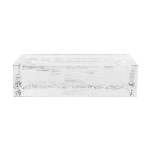 Ferm Living Gradia candle holder square 16x16 cm Clear