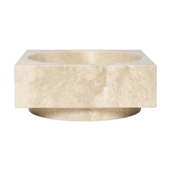 Ferm Living Hew decorative bowl high Travertine