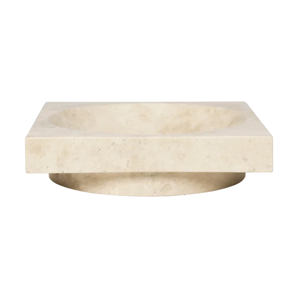 Ferm Living Hew decorative bowl lid Travertine