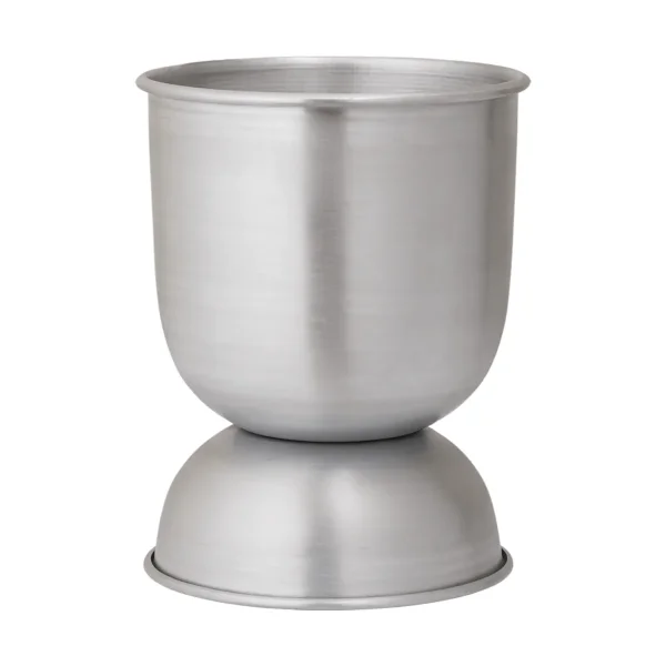 Ferm Living Hourglass flower pot extra small Ø21 cm Aluminium