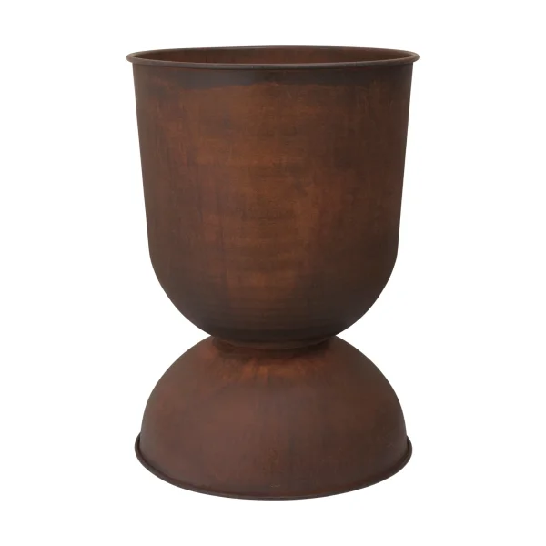 Ferm Living Hourglass flower pot large Ø50 cm Rust