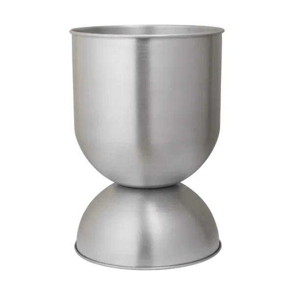 Ferm Living Hourglass flower pot medium Ø40 cm Aluminium