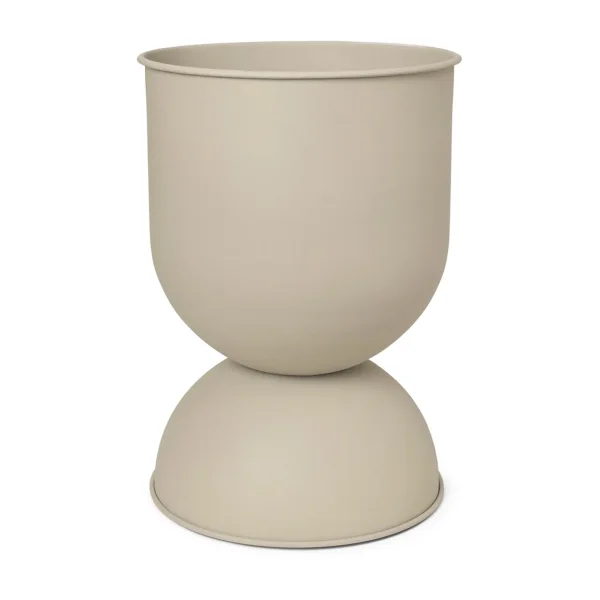 Ferm Living Hourglass flower pot medium Ø40 cm Cashmere