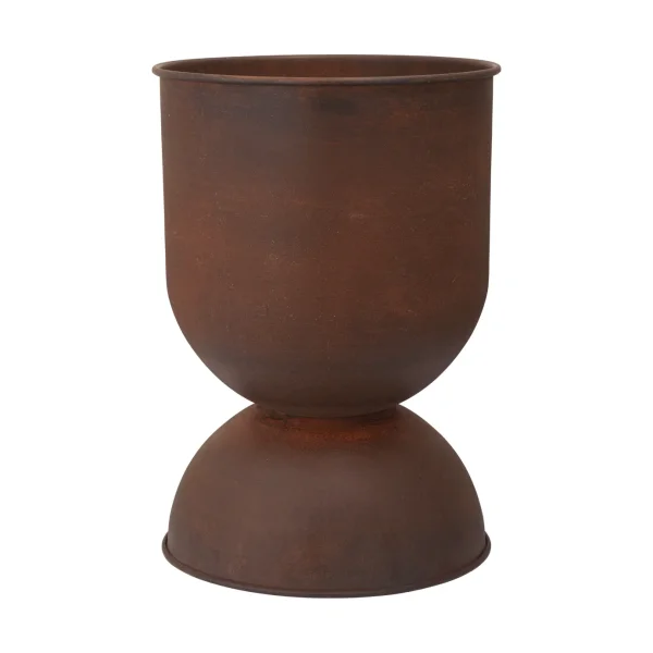 Ferm Living Hourglass flower pot medium Ø40 cm Rust