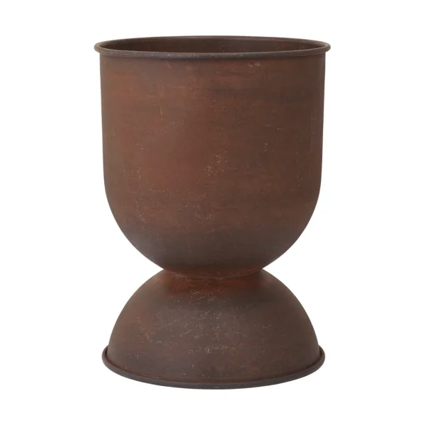 Ferm Living Hourglass flower pot small Ø30 cm Rust