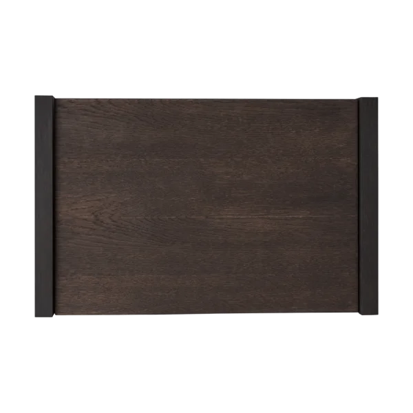 Ferm Living Kona bookcase cabinet insert Dark Stained