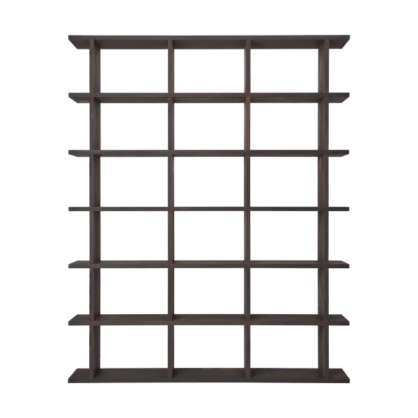 Ferm Living Kona bookshelf 3x6 Dark Stained