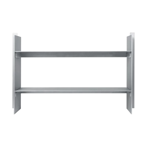 Ferm Living Lager wall shelf 26x77 cm Aluminium