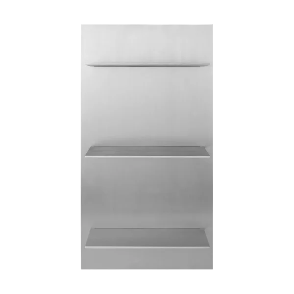 Ferm Living Lager wall shelf triple small Aluminium