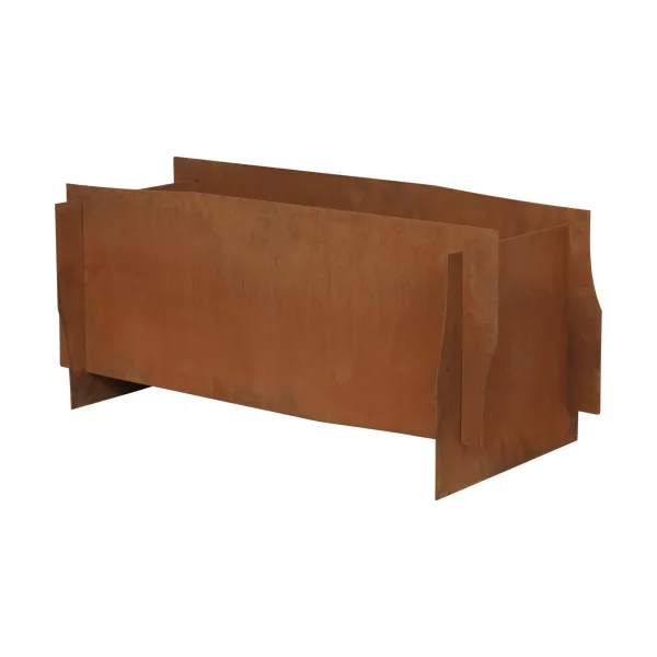 Ferm Living Lapel planter flower box Rust, 33x35x75 cm