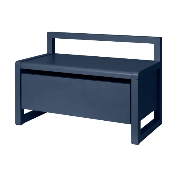 Ferm Living Little Architect storage bench Dark Blue, 60x30x41.2 cm