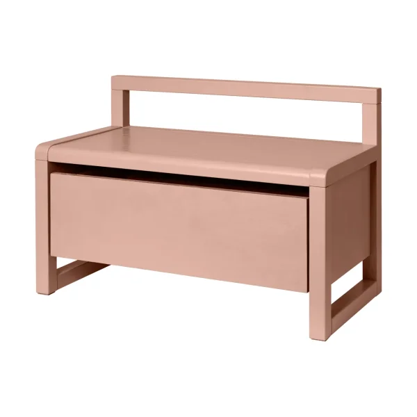 Ferm Living Little Architect storage bench Rose, 60x30x41.2 cm