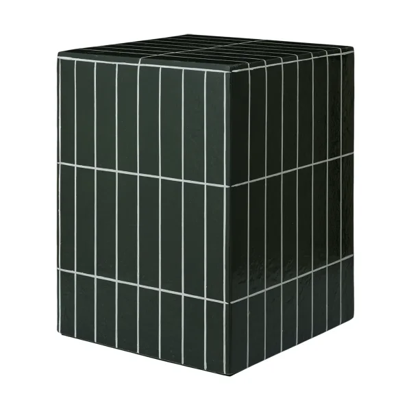 Ferm Living Pillar side table Dark green, 32x32x42 cm