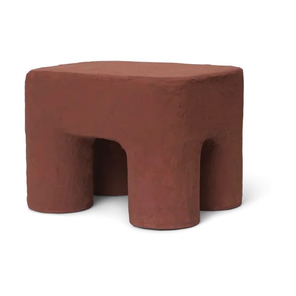 Ferm Living Podo stool Red Brown