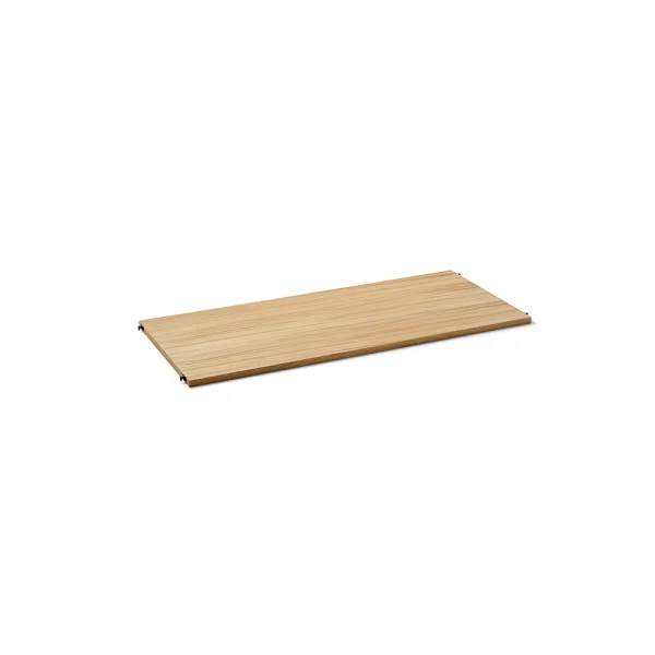 Ferm Living Punctual Perforated shelf 90 cm Oiled oak, anthracite