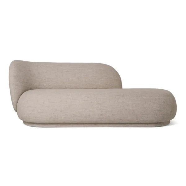 Ferm Living Rico divan chaise bouclé left Sand