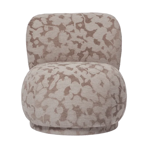 Ferm Living Rico lounge chair piccolo swivel Cilla-Taupe