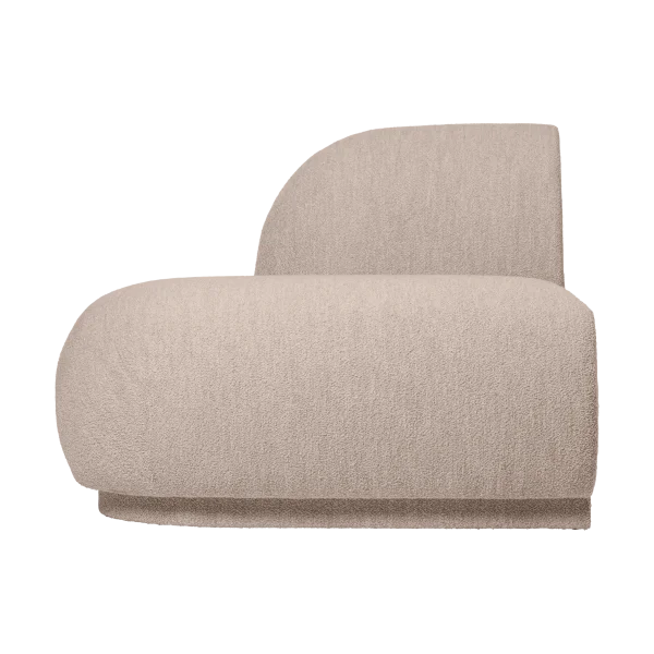 Ferm Living Rico open sofa module L Soft bouclé-natural
