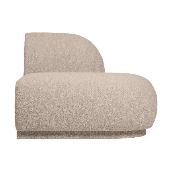 Ferm Living Rico open sofa module R Soft bouclé-natural