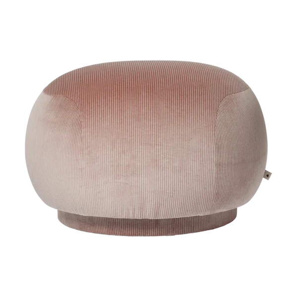Ferm Living Rico pouf Devoré Velvet-blush