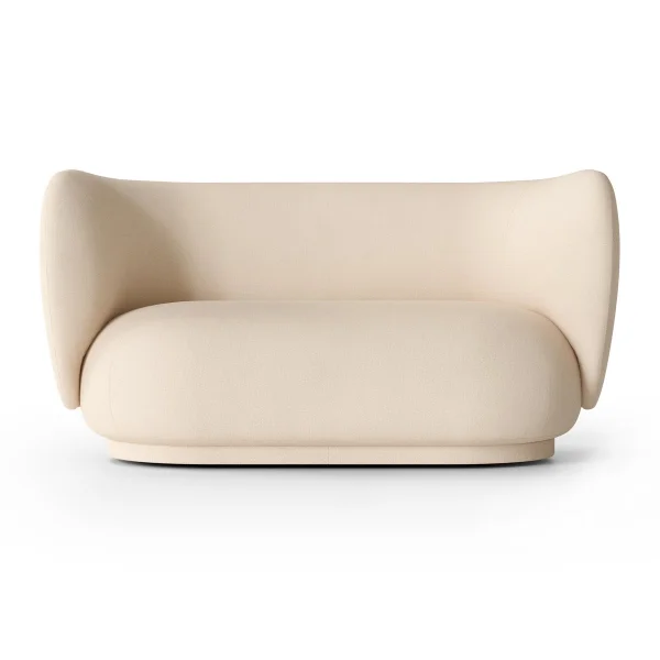 Ferm Living Rico sofa 2-seater Brushed off white