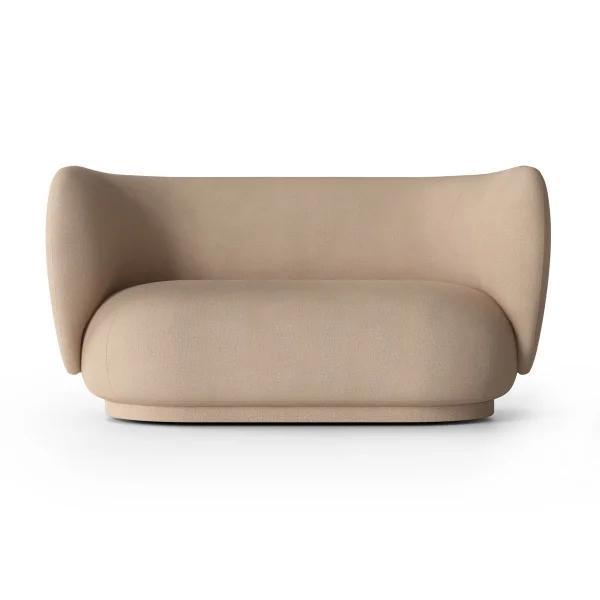 Ferm Living Rico sofa 2-seater Brushed sand