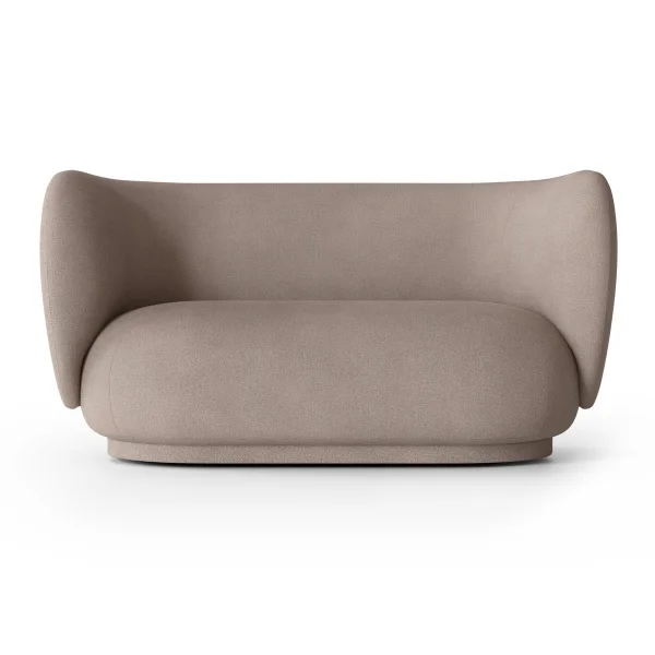 Ferm Living Rico sofa 2-seater Brushed warm grey