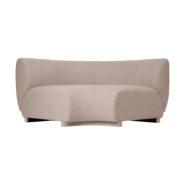 Ferm Living Rico sofa module corner 90 Soft Bouclé Natural