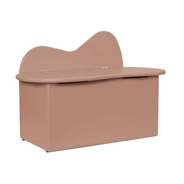 Ferm Living Slope bench with forvaring 75x38x51 cm Rose