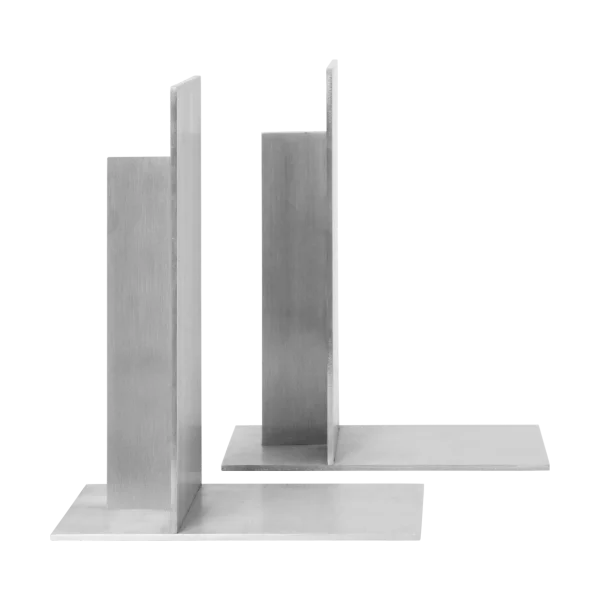 Ferm Living Stock bookend 2-pack Aluminium