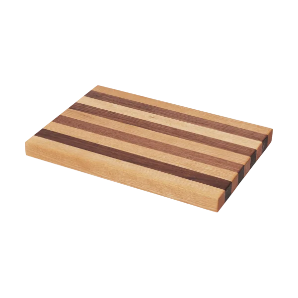 Ferm Living Stribe cutting board bold 25x36 cm Walnut-oak