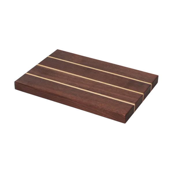 Ferm Living Stribe cutting board fine 25x36 cm Walnut-ash