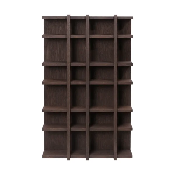 Ferm Living Tilem bookcase Dark stained oak, 4x6