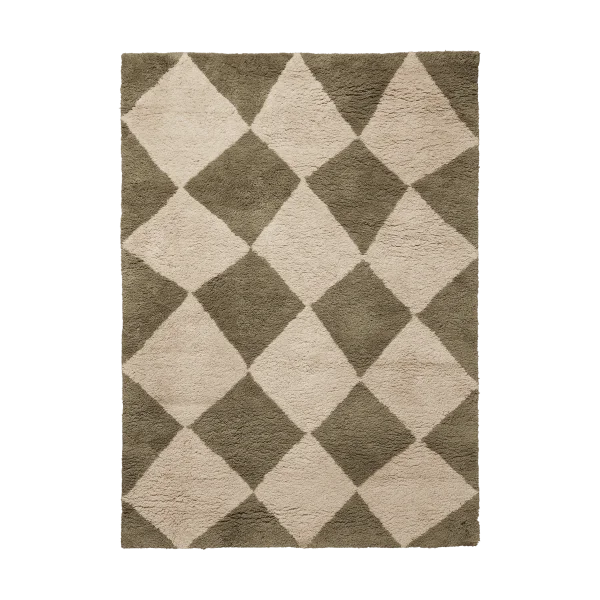 Ferm Living Tilt rug Elm green, 140x200 cm