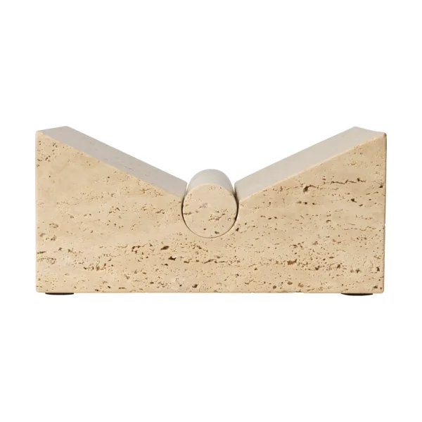 Ferm Living Tvara book stand Travertine, 22x22 cm