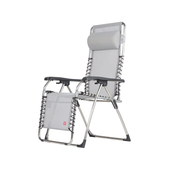 Fiam Movida sun lounger Textaline grey-aluminium frame
