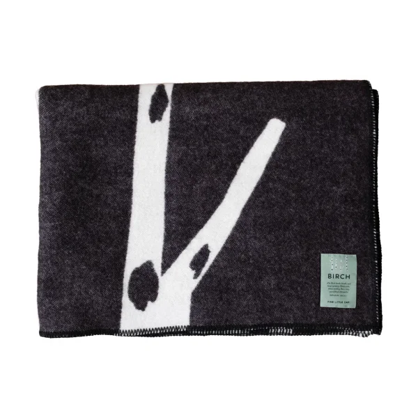 Fine Little Day Birch throw 130x180 cm Black-white