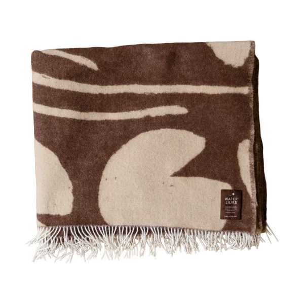 Fine Little Day Water lilies throw 130x220 cm Blue-green