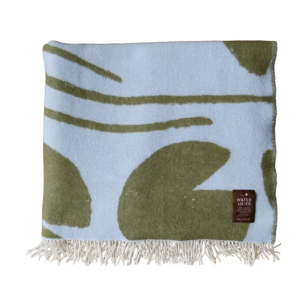 Fine Little Day Water lilies throw 130x220 cm Brown