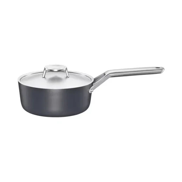 Fiskars Taiten saucepan with lid 1,6 l Black